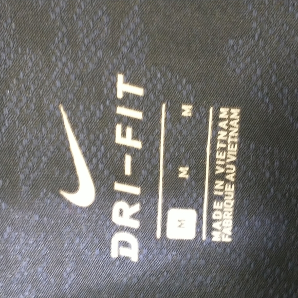 Nike blue black floral areoreact victory dri fit polo - Picture 3 of 5